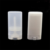 Bouteilles déodorant solides rechargeables ovales vides de bâton de déodorant emballage de conteneur de bâton de déodorant 15g