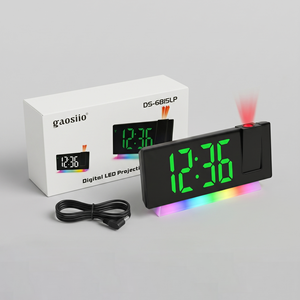 <span class=keywords><strong>Réveil</strong></span> projecteur Huayang 6815 <span class=keywords><strong>avec</strong></span> grand écran LED, affichage numérique <span class=keywords><strong>de</strong></span> <span class=keywords><strong>l</strong></span>'<span class=keywords><strong>heure</strong></span> et <span class=keywords><strong>de</strong></span> la température pour chambre et maison - Product Image 6