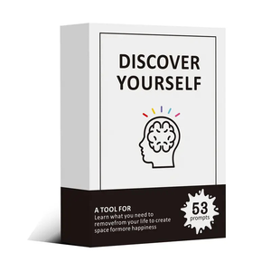 Nuevo Producto Transfronterizo: Juego de Cartas de Mesa para Descubrir Tu Verdadero Yo, un Juego de Cartas para Encontrar y Explorar Tu Auténtico Esencia, Entretenimiento - Product Image 2