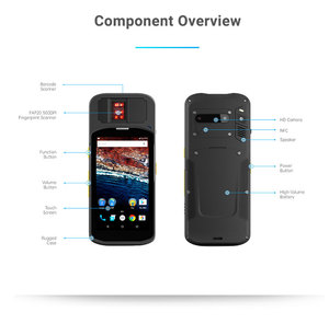 Kỹ thuật số ID registraiton và xác minh Giải pháp với điện thoại di động đa phương thức sinh trắc học thiết bị đầu cuối cầm tay NFC và Đầu đọc thẻ thông minh - Product Image 2