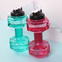 Fitness haltère forme professionnel 2.2L bouteille d'eau grande capacité conception étanche 2200Ml Gym cruche conteneur sport cadeau