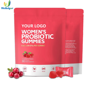 Gomitas Probióticas Femeninas con Sabor a Arándano <span class=keywords><strong>para</strong></span> la Salud Vaginal, Equilibrio del pH, Apoyo Digestivo e Inmunológico, Suplementos <span class=keywords><strong>para</strong></span> Mujeres - Product Image 1