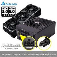 Alimentation électrique pour ordinateur de bureau Delta Sgm1100W monocanal 12V Platinum Full-Mode Full-Voltage 20+4Pin 8 ports Atx3.0/Pcie5.0