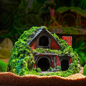 <span class=keywords><strong>Aquarium</strong></span> Landschapsdecoratie Gras Huis Hars Simulatie <span class=keywords><strong>Aquarium</strong></span> Handwerk Ornamenten Ultrastil 3D Verpakt in doos - Product Image 2