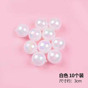 Bola de plástico plata blanca para diferentes tamaños hermosa torta horneada romántica y decoración de pastel de cumpleaños - Product Image 6