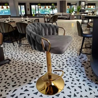 Chaise de bar pivotante au design moderne et nouveau, tabouret haut