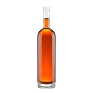 Vente en gros 750ml 700ml 500ml 1L Bouteilles en verre carrées françaises avec joint en liège pour Gin Whisky Vin Spiritueux Liqueur - Product Image 6