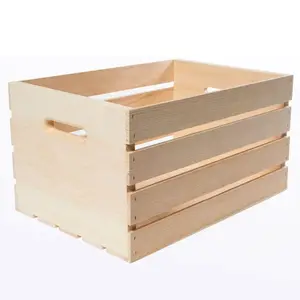 3 包未完成的苹果水果酒固体松木木箱便宜