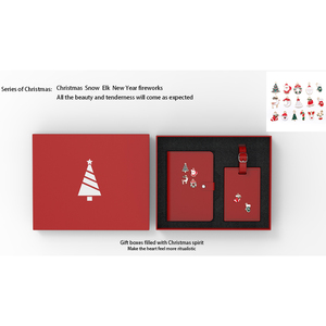 Porte-passeport en cuir végétalien imprimé personnalisé professionnel et ensemble d'étiquettes à bagages étui d'invitation de mariage <span class=keywords><strong>couverture</strong></span> de portefeuille de passeport - Product Image 6