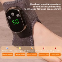 Ceinture de massage 4-en-1 pour pieds, chevilles, mollets et bras, soulagement de la douleur, chauffage sans fil, vibration, masseur de chevilles et de pieds