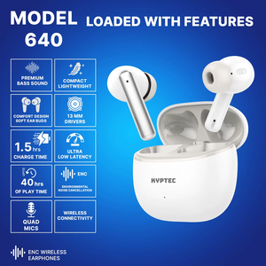 Audífonos Inalámbricos Kyptec 640 ENC con Cancelación de Ruido, Audio Nítido, Ajuste Cómodo para Uso Diario - Product Image 4