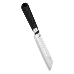 Stainless Steel Peeler Black Handle Dual Edge Paring Knife Fruit Vegetable Tool Kitchen Utensil - Product Image 4