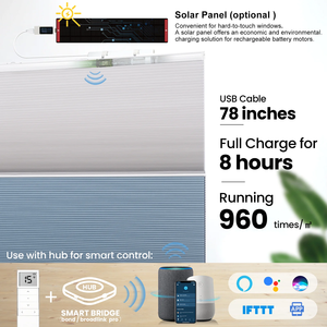 Up <strong>and</strong> Down <strong>Both</strong> Open Home Decoration Horizontal Honeycomb Double Cell <strong>Blind</strong> Electric Perfect Fit Honeycomb <strong>Blinds</strong> - Product Image 6