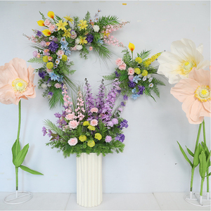 Plantes vertes artificielles, plantes décoratives persistantes, feuilles vertes, style forêt, décoration de mariage, accessoires pour arrangements floraux - Product Image 4
