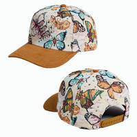 Casquette de baseball personnalisée avec logo brodé 3D, jacquard floral, ajustable, visière incurvée, 100% polyester, pour hommes et femmes