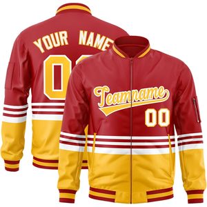 Custom Varsity <b>Bomber</b> <b>Jacket</b> <b>Lightweight</b> Windbreaker Stitched Name Number Logo Unisex Adult Men <b>Women</b> Youth - Product Image 1