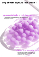 Crème Gel Visage Anti-Âge Hydratante et Éclaircissante au Collagène Hydrolysé 24K Effet Raffermissant en Capsules – Marque Blanche