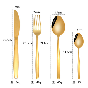 Chương trình khuyến mãi khách sạn Bạc dao muỗng nĩa besteck thép không gỉ Flatware dao kéo <span class=keywords><strong>Set</strong></span> Wedding - Product Image 2