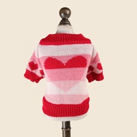 Gradient Heart Sweater Valentijnsdagcadeau voor katten en honden Liefde Schattig Warm Gezellig en Romantisch Feestelijke vakantie Heerlijk