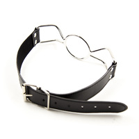 Ball Gag en Cuir avec Bouche de Papillon Sexy de Grande Taille pour Couple, Jouet de Bondage Sexuel
