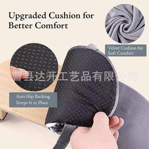 Banco de meditación de madera con cojín extraíble para práctica en casa, uso unisex - Product Image 3