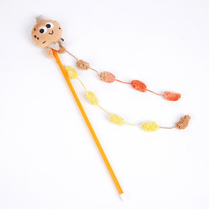 Cookies <b>Cat</b> Tease Stick 36cm With Bell For <b>Cats</b> <b>Interactive</b> <b>Toy</b> Cartoon Design - Product Image 2