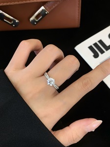 Anillo de diamante PT950 de lujo 1.057ct Piedra principal 0.162ct Piedra secundaria Nuevo gabinete superior Compromiso Platino NGTC Bodas - Product Image 5