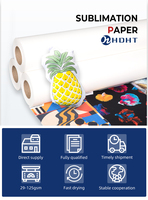 Feuilles de papier de transfert par sublimation à séchage instantané de super qualité pour bureau F500 100g A4 8.5*11 "A3 11*17" presse à chaud