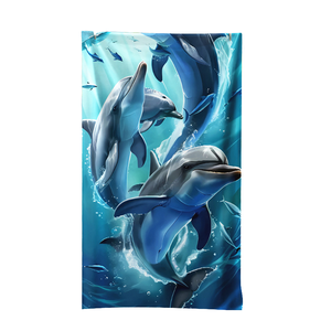 Toalla de Baño y Playa de Microfibra Turca Personalizada, Secado Rápido, Absorbente, Estampado Tropical, para Natación, Vacaciones de Verano, con Función Antimicrobiana - Product Image 4