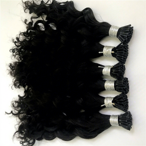 Cheveux brésiliens bruts I Tip 100G 4A 4B 4C Bouclés crépus Cuticule complète alignée Extensions de cheveux humains vierges - Product Image 1