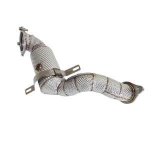 Tubo de Escape de Acero Inoxidable Ecnal con Protección Térmica Completa para <span class=keywords><strong>Maserati</strong></span> <span class=keywords><strong>Ghibli</strong></span> Levante 2.0T 2021+, Tubo de Escape de Alto Rendimiento - Product Image 1
