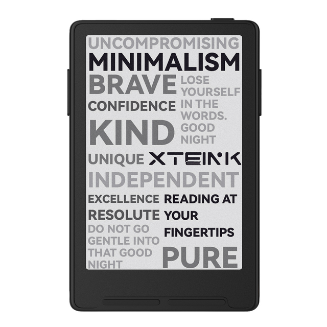 XTEINK X3 Ereader Epaper 3.7 Inch Smart E-Ink Display Carry-On Ebook Magnetic Hipoink E-Paper Original Manufacturer PPI 219