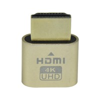 Adaptateur émulateur d'affichage factice 4K HDTV (Ghost Adapter) pour Windows, Mac, Linux, PC et serveur, 4096x2160 60Hz