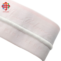 Cordón elástico de nailon de 5CM para pantalones, cordón para la cintura, Jacquard