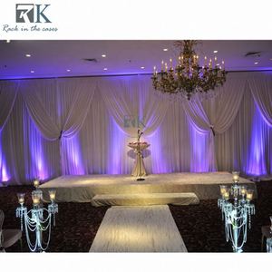 Tubo de banquete blanco y telón de fondo de fiesta para decoración de eventos - Product Image 1