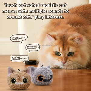 Giocattolo per Gatti Realistico con Suono di Miau, Attivato al Tocco, Giocattolo Interattivo per Gattini, Giochi per Esercizio Fisico per Gatti - Product Image 3