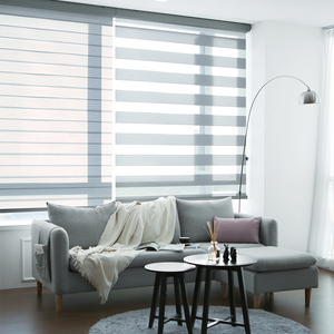 Persianas Zebra Día y Noche Personalizadas Jenith, Cortinas Enrollables Automatizadas con Motor, Estilo Coreano, Control de Luz Moderno - Product Image 2