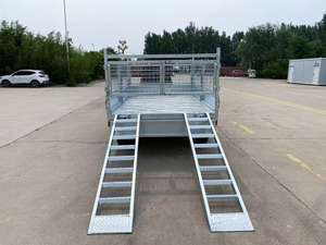 Remorque de transport à double essieu de norme australienne Remorque d'usine de <span class=keywords><strong>véhicule</strong></span> à mailles galvanisées à chaud Remorques utilitaires de cargaison - Product Image 4