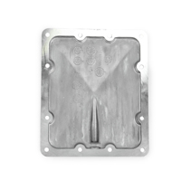 Couvre-carter d'huile de compresseur en fonte d'aluminium, plaque inférieure personnalisée, moulage à paroi mince, adapté aux compresseurs d'air