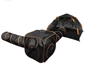 Set da gioco per gatti e cani con gabbia per animali domestici liberamente compatibile con Set di giocattoli con box portatile pieghevole e Tunnel. - Product Image 3