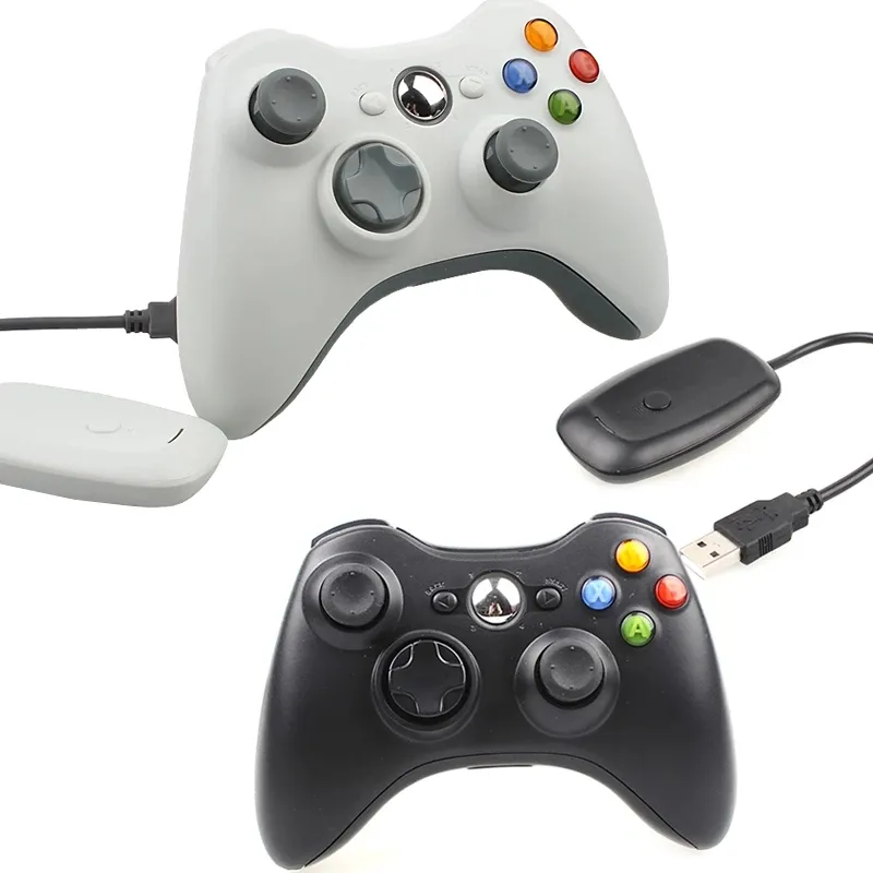 Mando inalámbrico para Xbox 360, mando para Microsoft PC, Windows 7, 8, 10, Xbox 360, receptor de PC