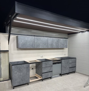 Panneau en Formica HPL phénolique compact <span class=keywords><strong>stratifié</strong></span> pour comptoir de <span class=keywords><strong>cuisine</strong></span> extérieur armoire casier clôture façade - Product Image 2