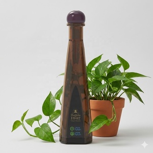 Botella Decorativa de <span class=keywords><strong>Tequila</strong></span> Serigs, Diseño Don Leon1942 con Pantalla LED, Serie Humo Azul, DDP Italia España, Entrega Rápida - Product Image 3