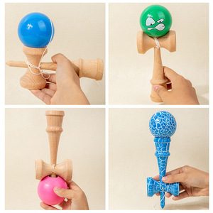 Giocattolo educativo per bambini Kendama Skill Ball lightenment coordinazione occhio-mano giocattolo per allenamento gioco genitore-bambino - Product Image 3
