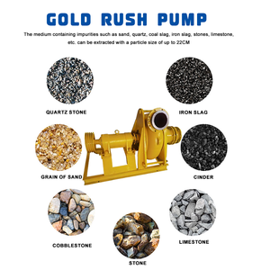 Pompa per la lavorazione dei minerali con design anti-intasamento, prodotta in Cina, per il pompaggio di miscelazioni di sabbia e oro. - Product Image 2