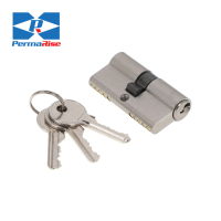 Cylindre de serrure de porte intérieure universel en alliage d'aluminium et laiton, avec bouton à clé, pour maison et appartement - Vente en gros à prix réduit