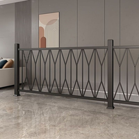 Rampe d'escalier Panyue SH109 en bois massif, fixation au sol, pour villa intérieure, maison individuelle, garde-corps moderne de luxe léger, garantie 3 ans