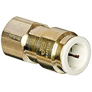 Adattatore per accoppiamento in metallo 3/8 x 1/4 FFL con filettatura in ottone - Product Image 5