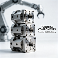 Pièces de robot à articulation de précision usinées CNC, composants mécaniques personnalisés en acier inoxydable de Shenzhen