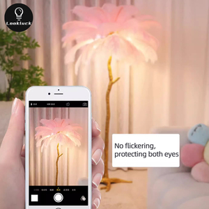 Nhựa hiện đại đứng ánh sáng trang trí ánh sáng đèn trong nhà phòng khách khách sạn nhà lông sàn đèn - Product Image 2